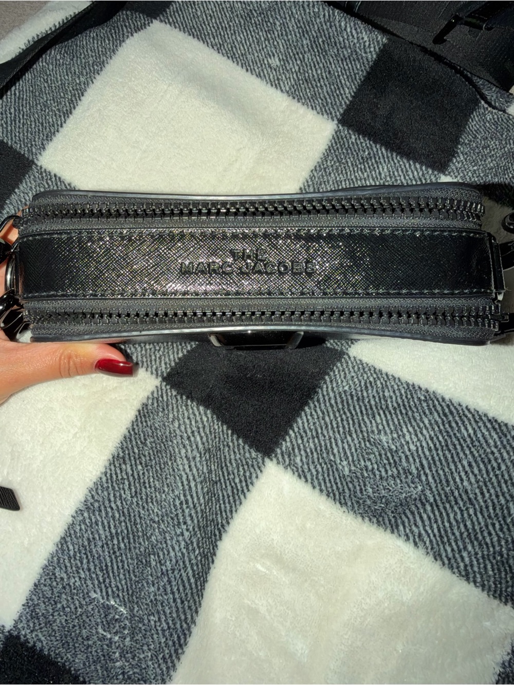 Marc Jacobs The Snapshot DTM Crossbody Bag DTM Black Crossbody Bag - Picture 5 of 6